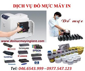 Đổ mực máy in tại nhà hà nội